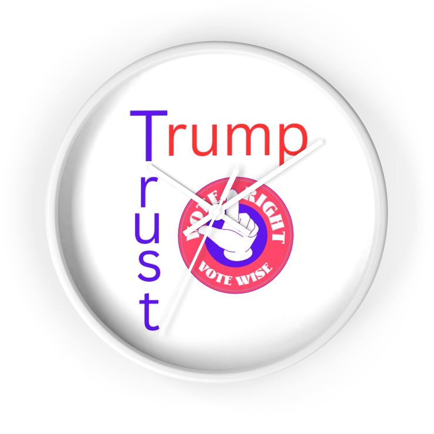 Trust Trump Wall Clock