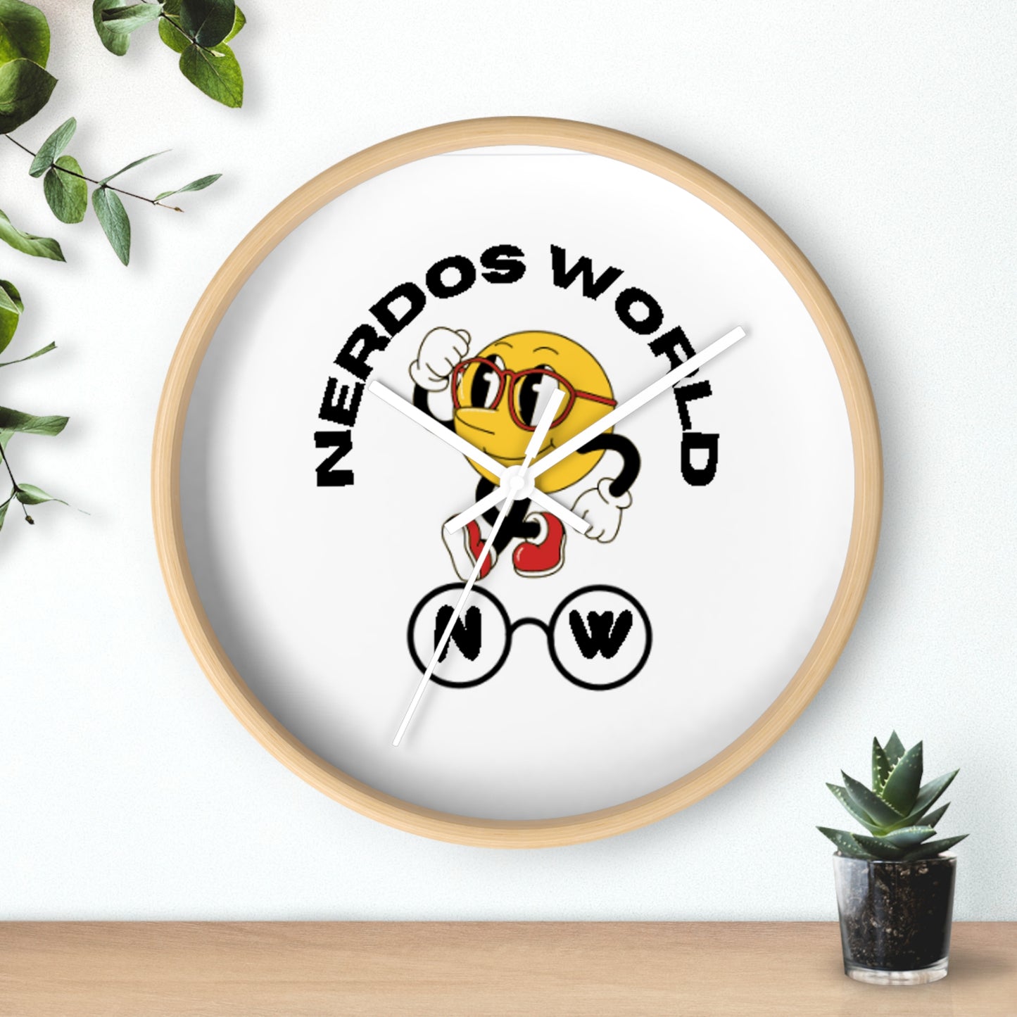 Nerdos World Wall Clock