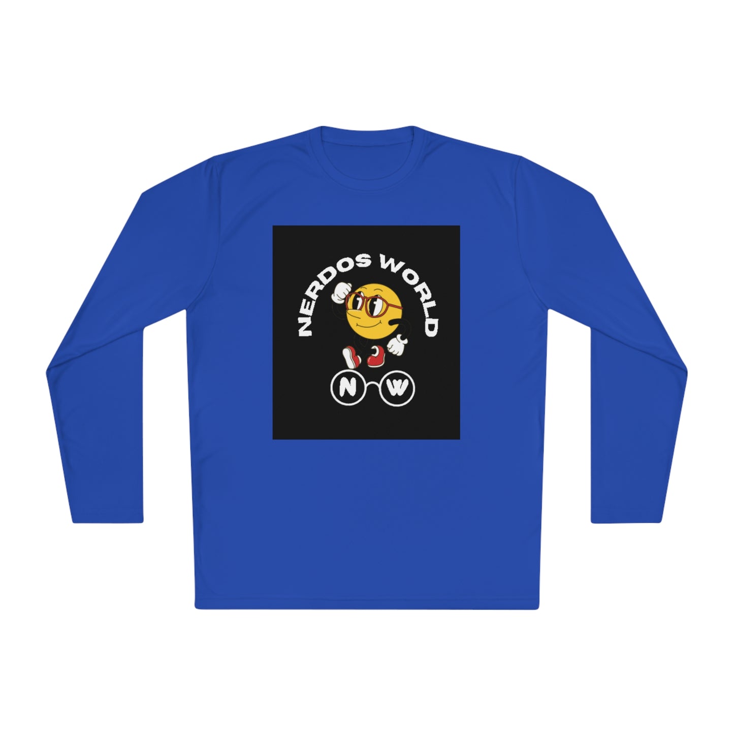 Nerdos World Unisex Lightweight Long Sleeve Tee