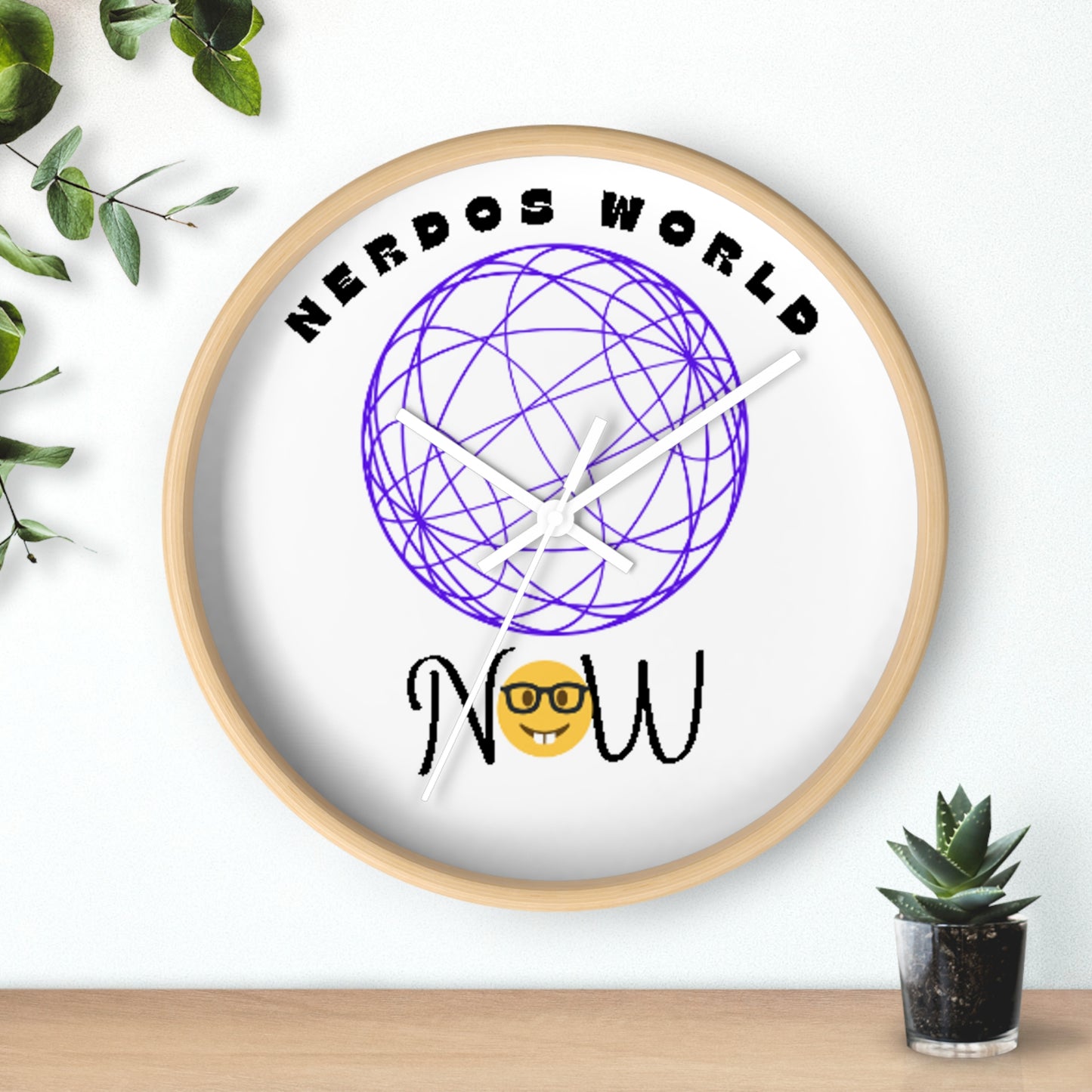 Nerdos World Classic Wall Clock