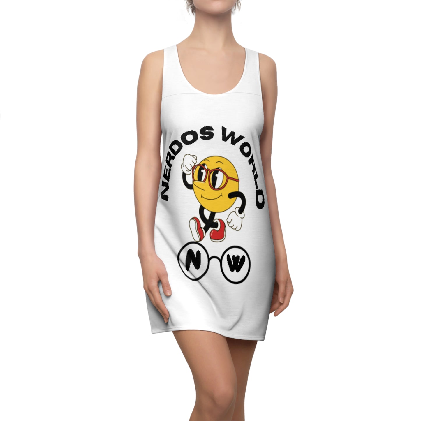Nerdos World Women's Cut & Sew Racerback Dress