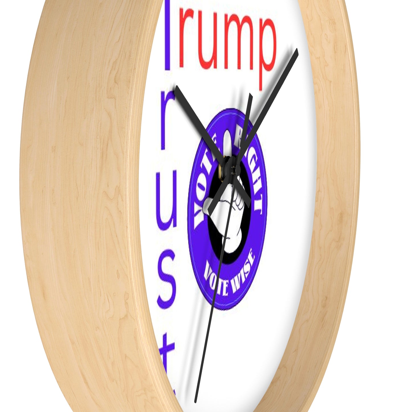 Trust Trump Wall Clock
