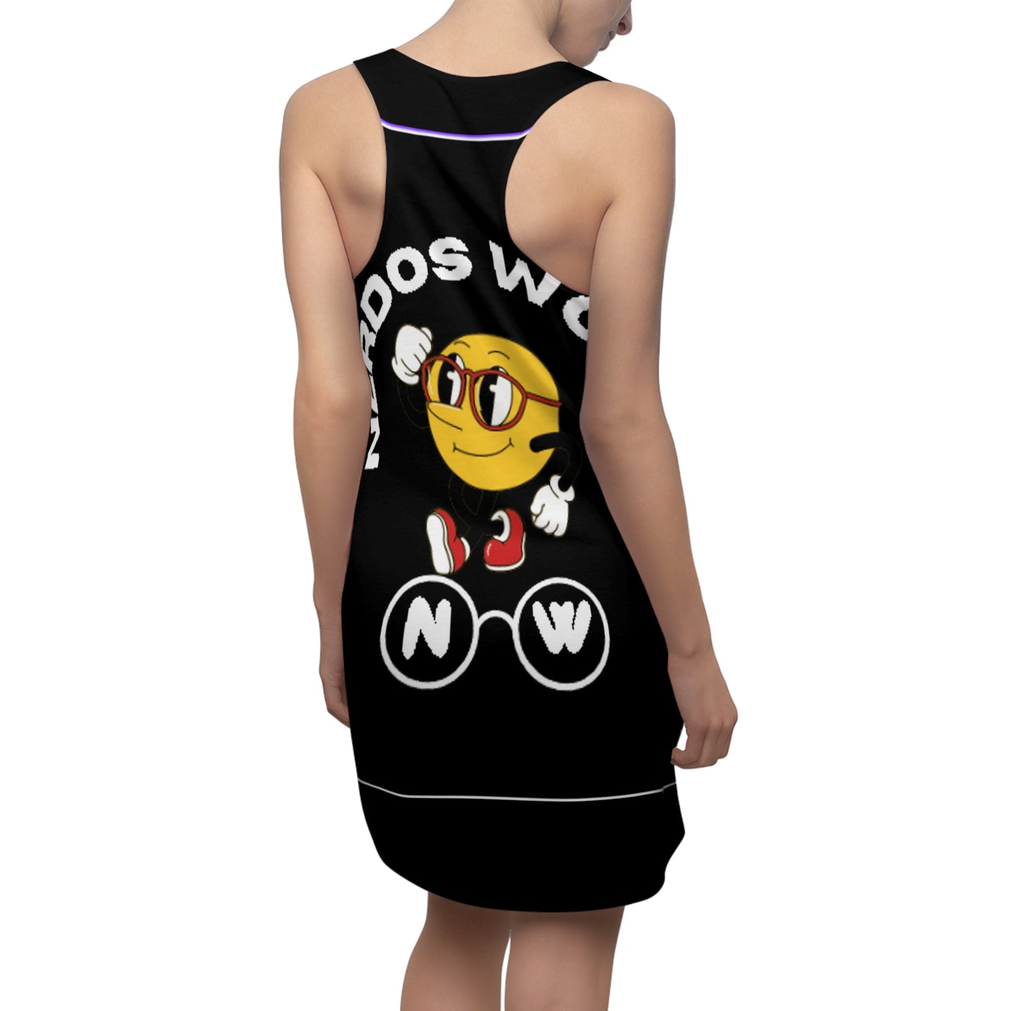 Nerdos World Women's Cut & Sew Racerback Dress