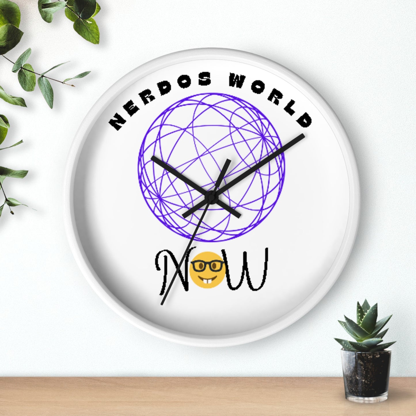 Nerdos World Classic Wall Clock