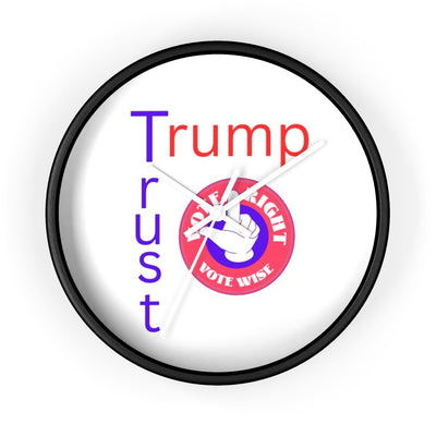 Trust Trump Wall Clock
