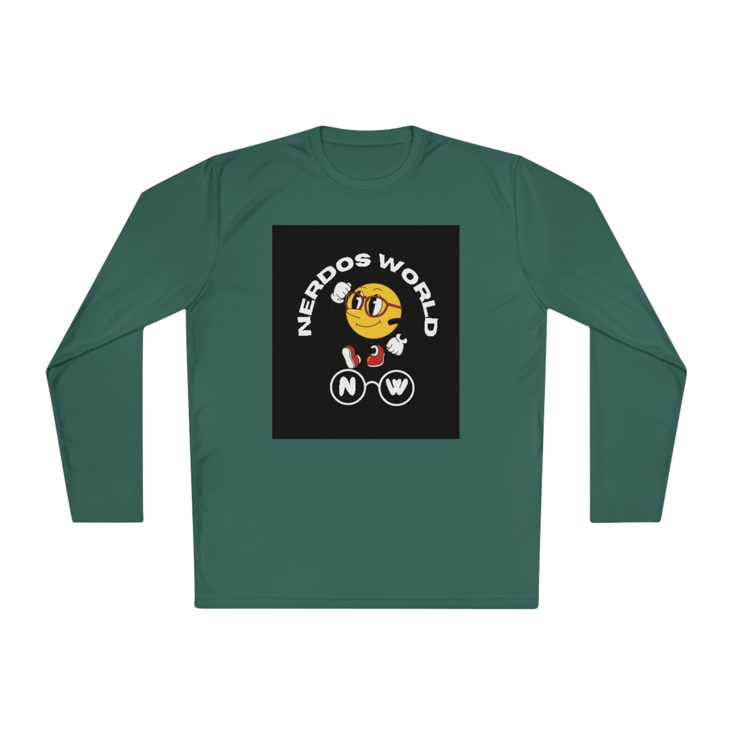 Nerdos World Unisex Lightweight Long Sleeve Tee