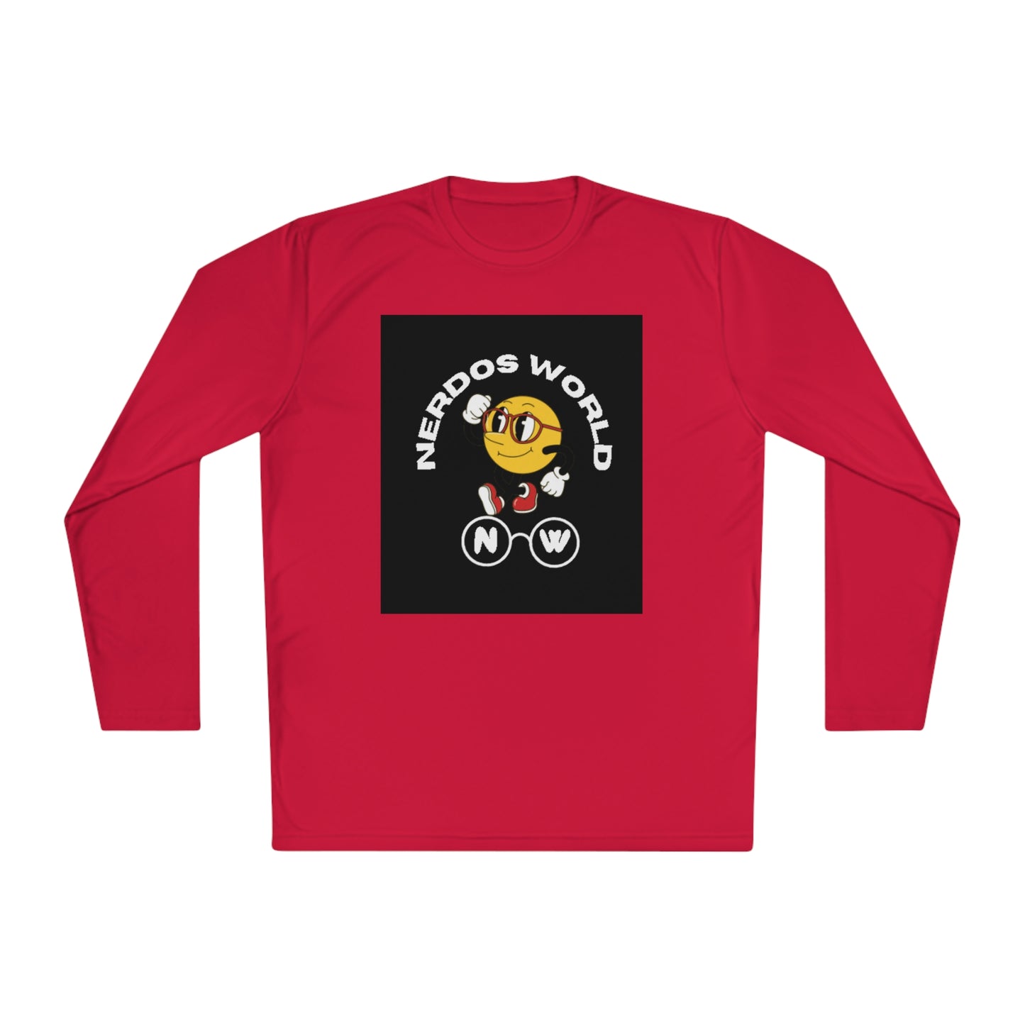 Nerdos World Unisex Lightweight Long Sleeve Tee