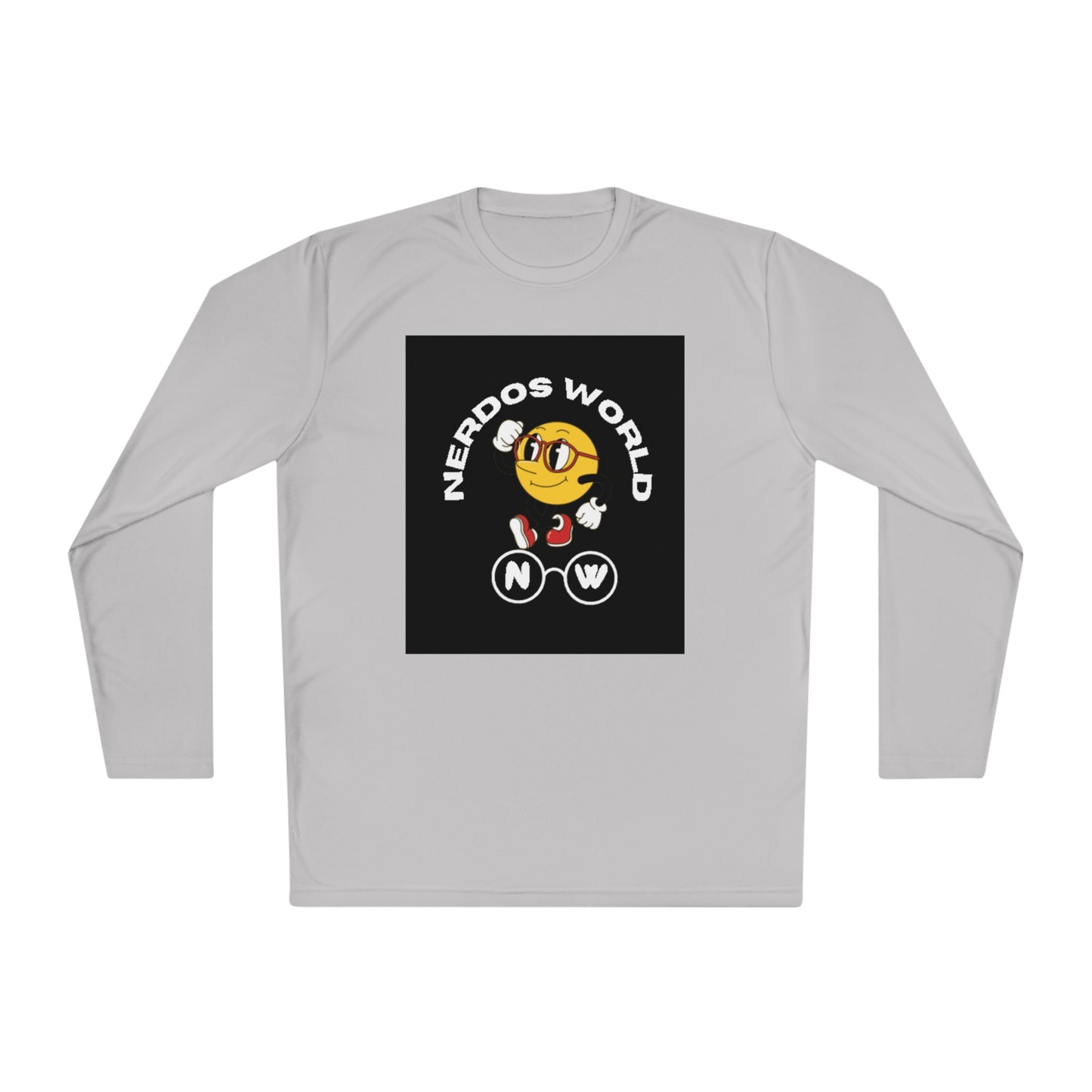 Nerdos World Unisex Lightweight Long Sleeve Tee