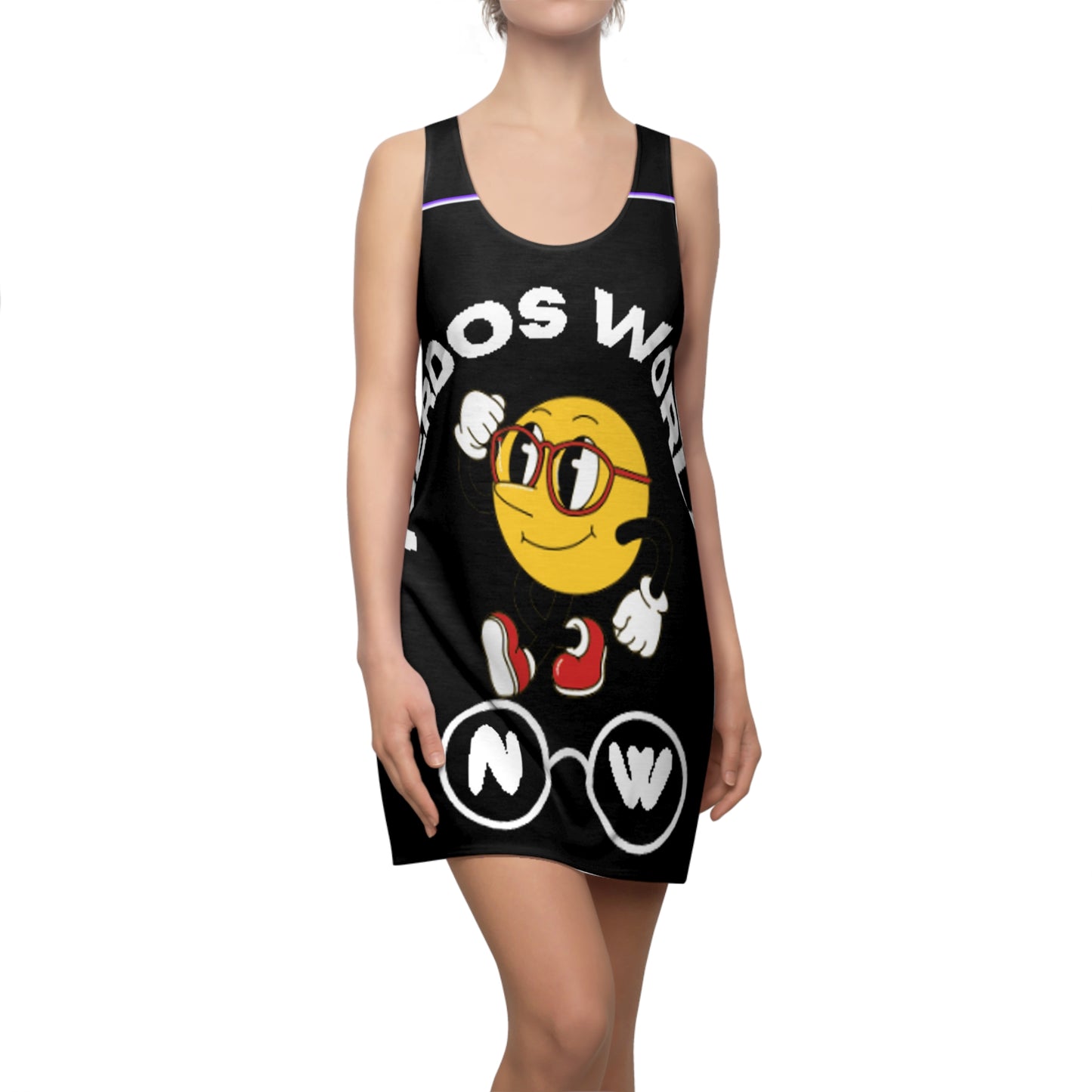 Nerdos World Women's Cut & Sew Racerback Dress