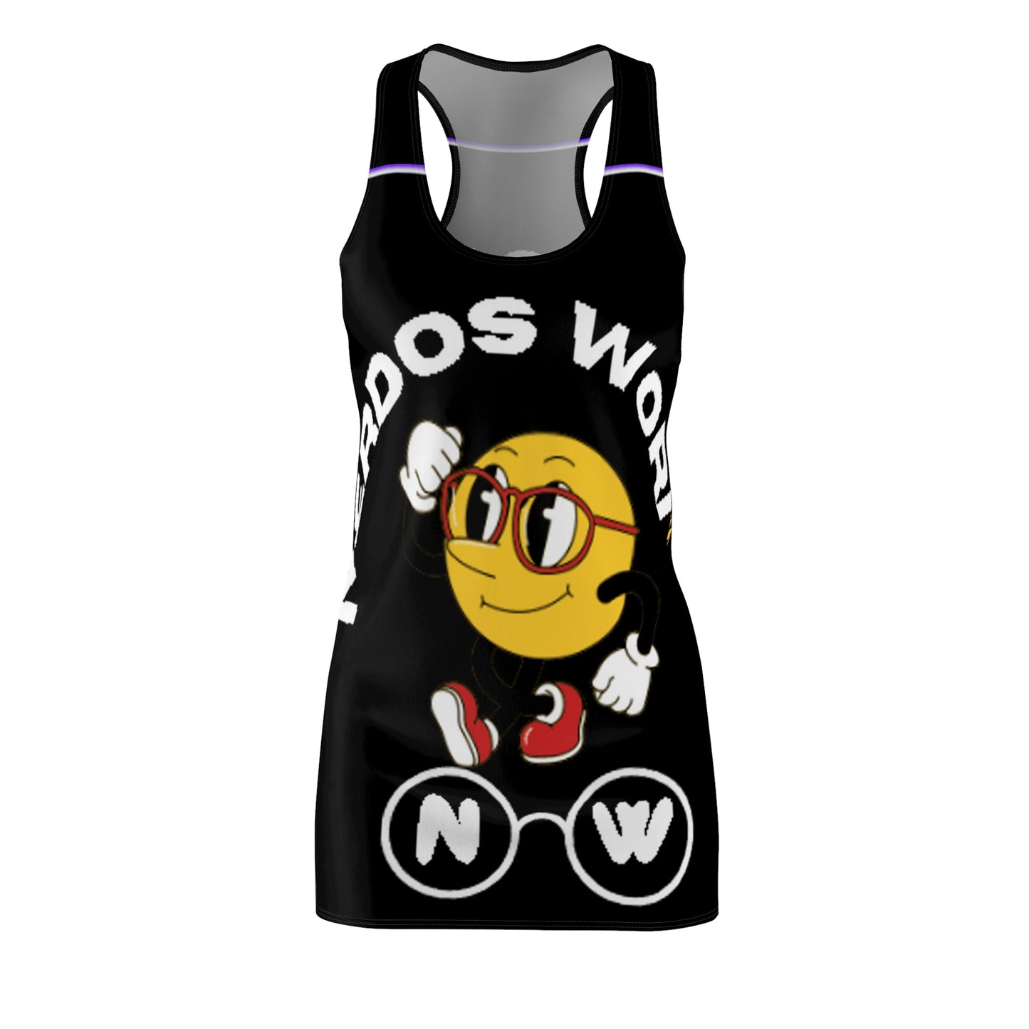 Nerdos World Women's Cut & Sew Racerback Dress