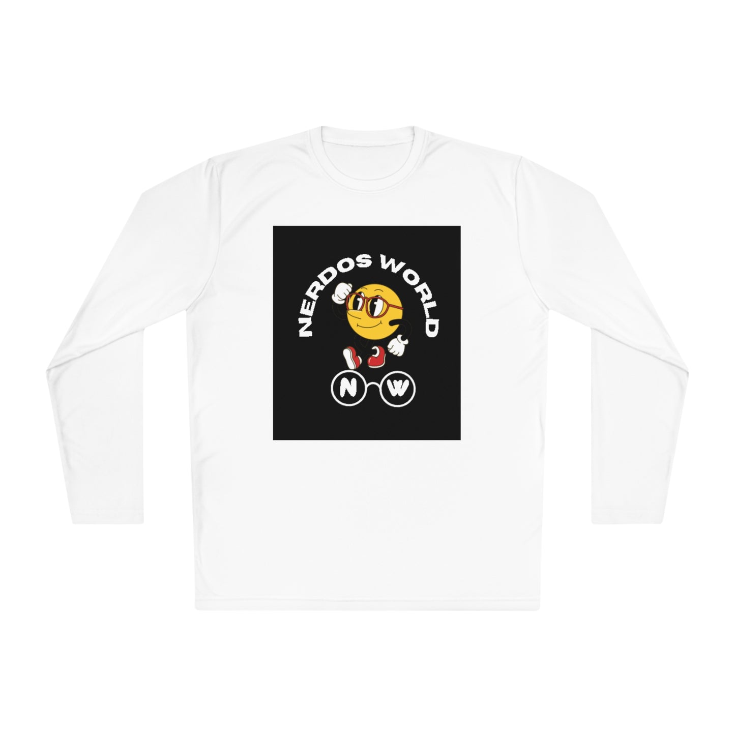 Nerdos World Unisex Lightweight Long Sleeve Tee
