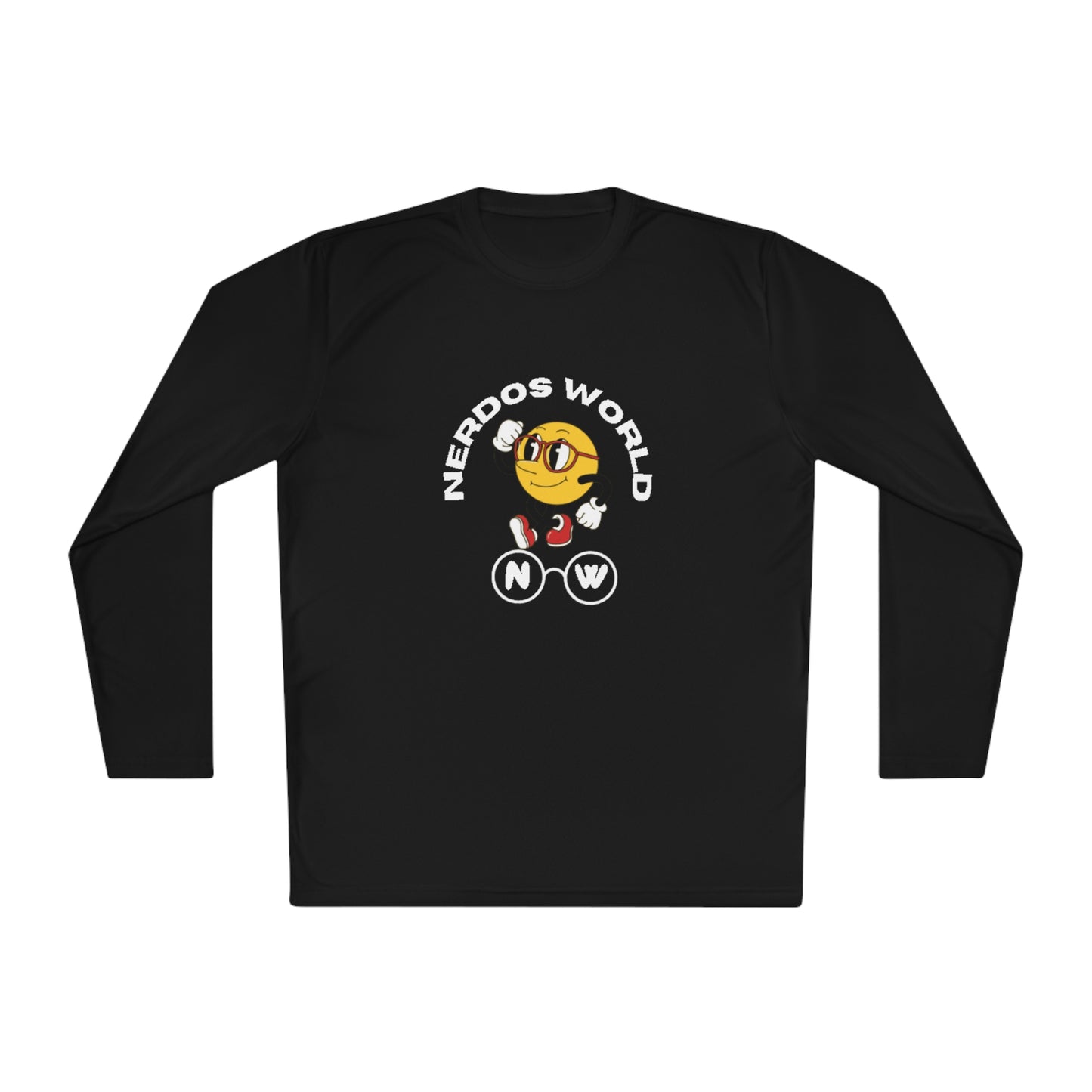 Nerdos World Unisex Lightweight Long Sleeve Tee