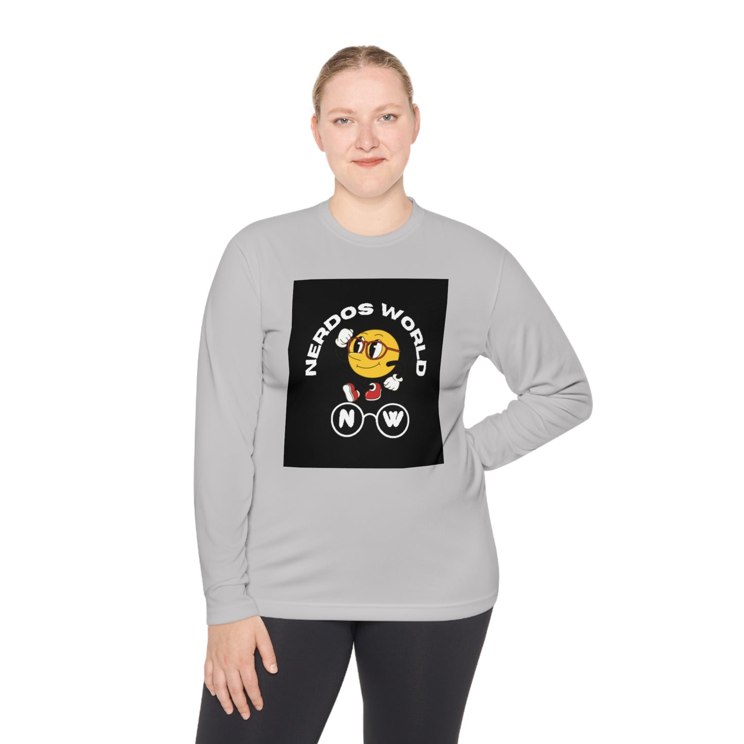 Nerdos World Unisex Lightweight Long Sleeve Tee