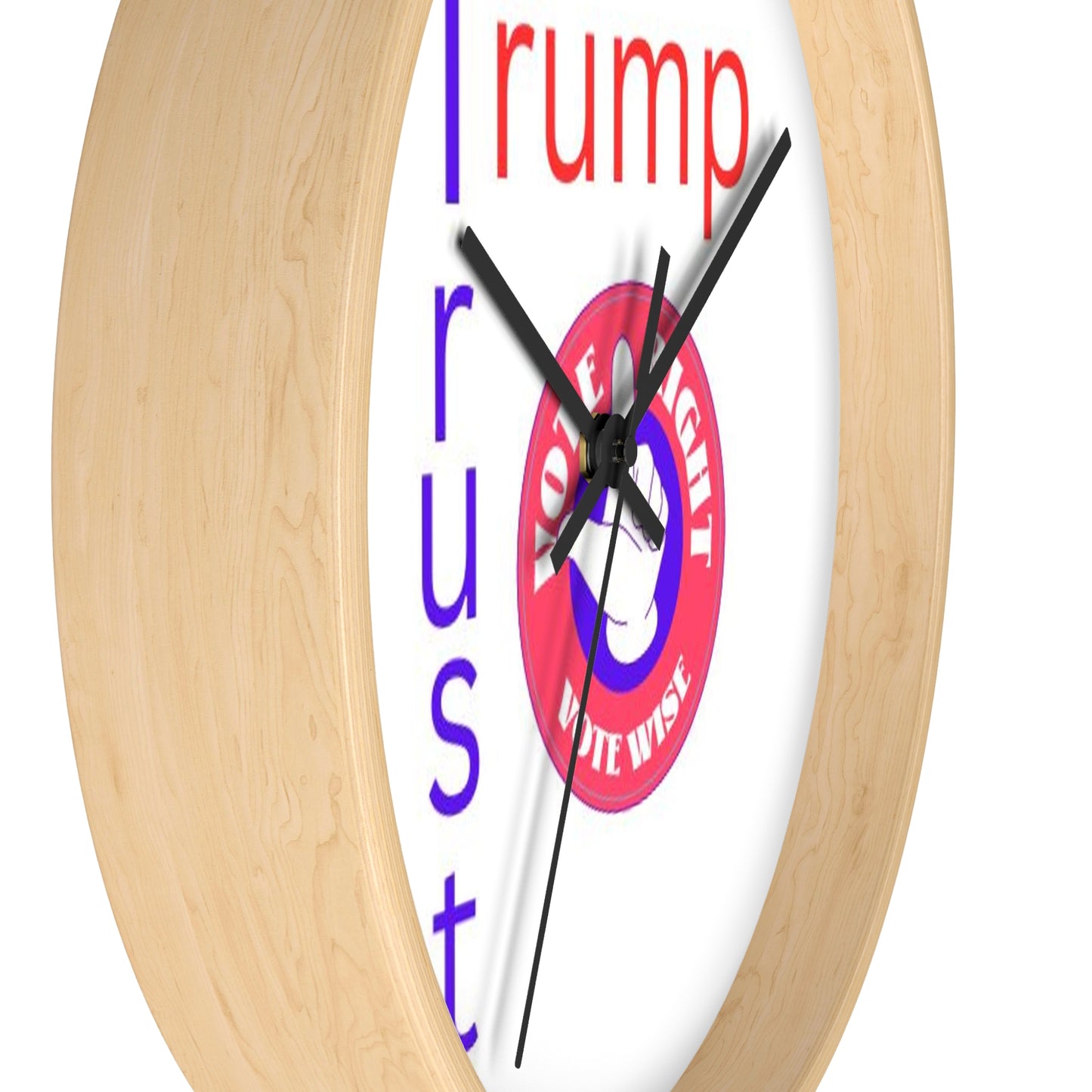 Trust Trump Wall Clock