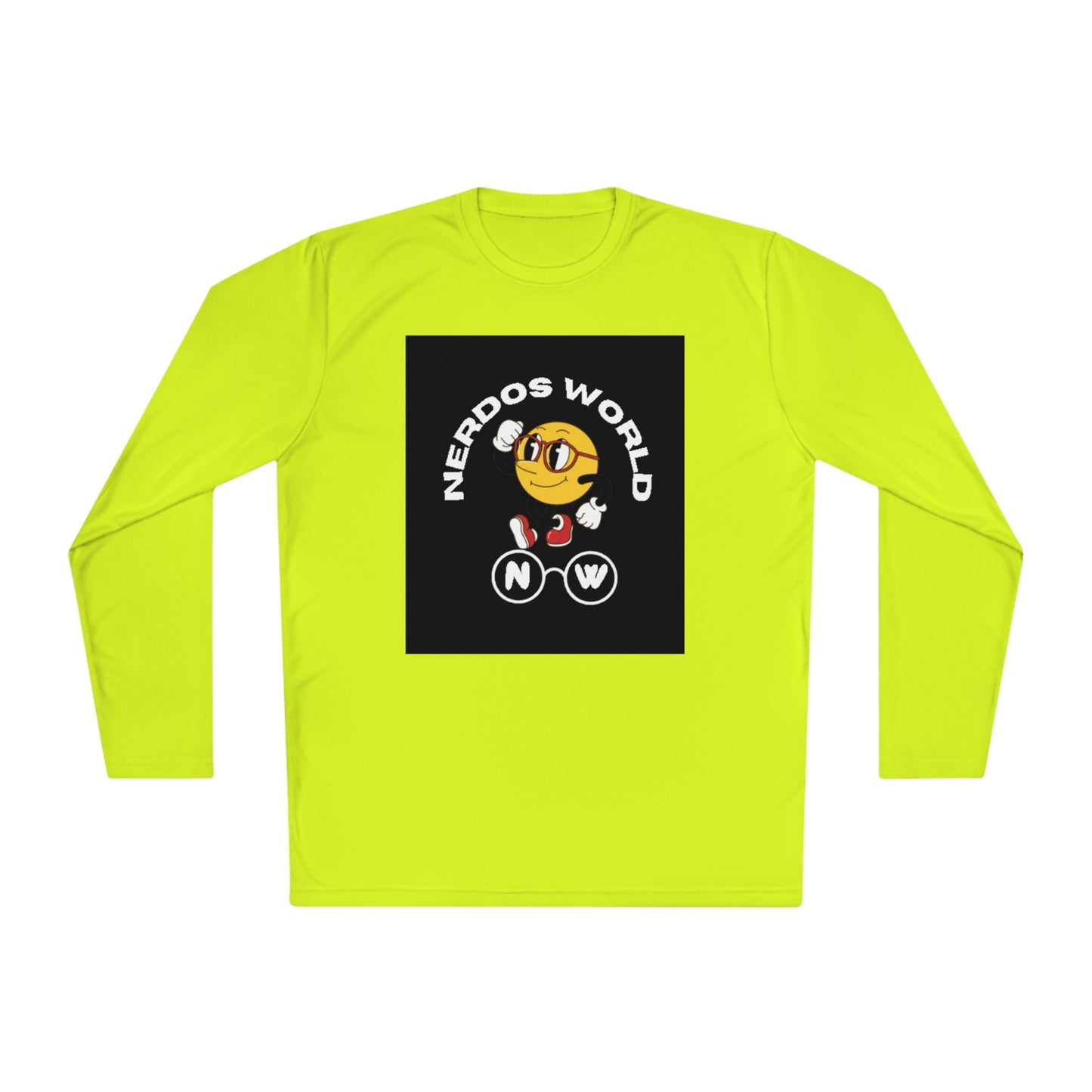Nerdos World Unisex Lightweight Long Sleeve Tee