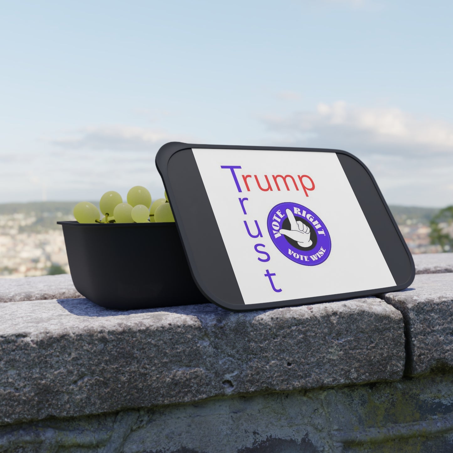 Trust Trump Bento Box with Band and Utensils