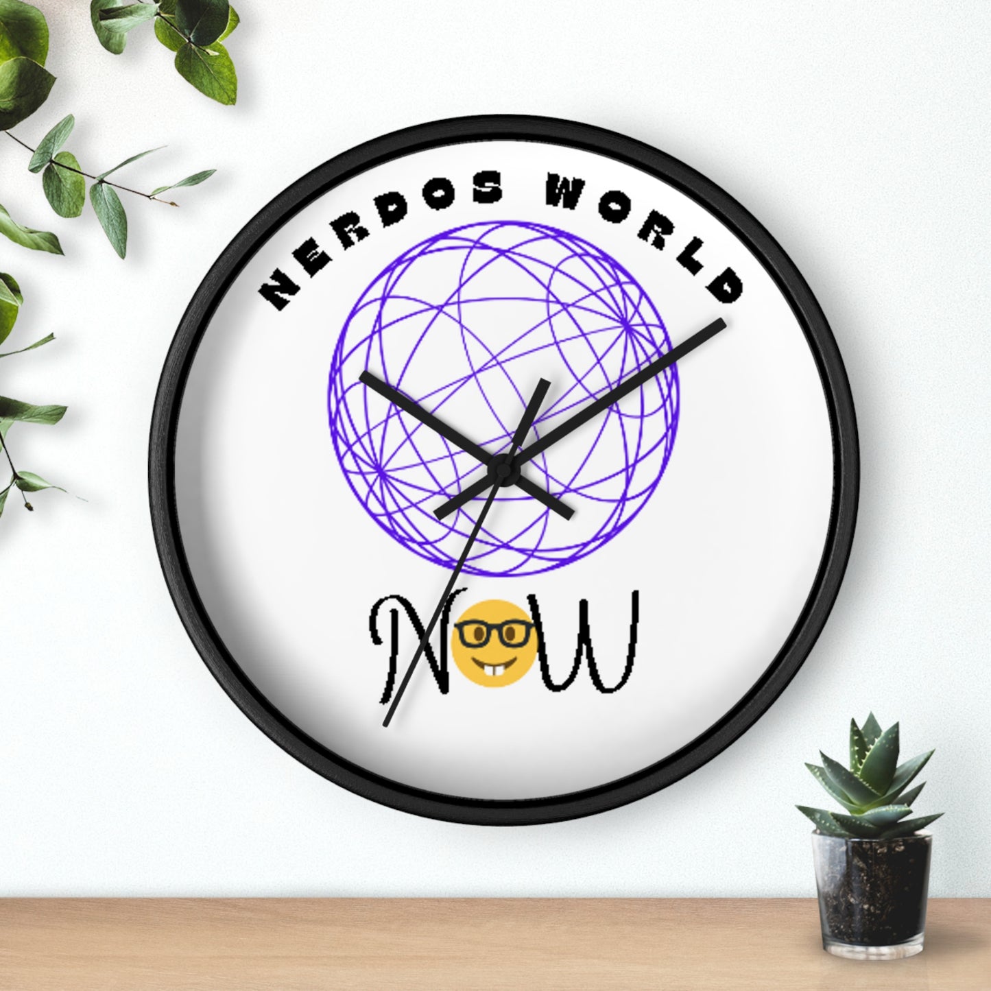 Nerdos World Classic Wall Clock