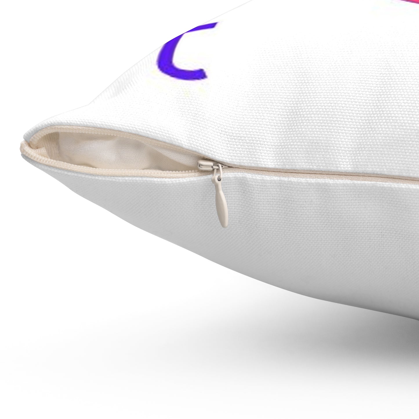Spun Polyester Square Pillow