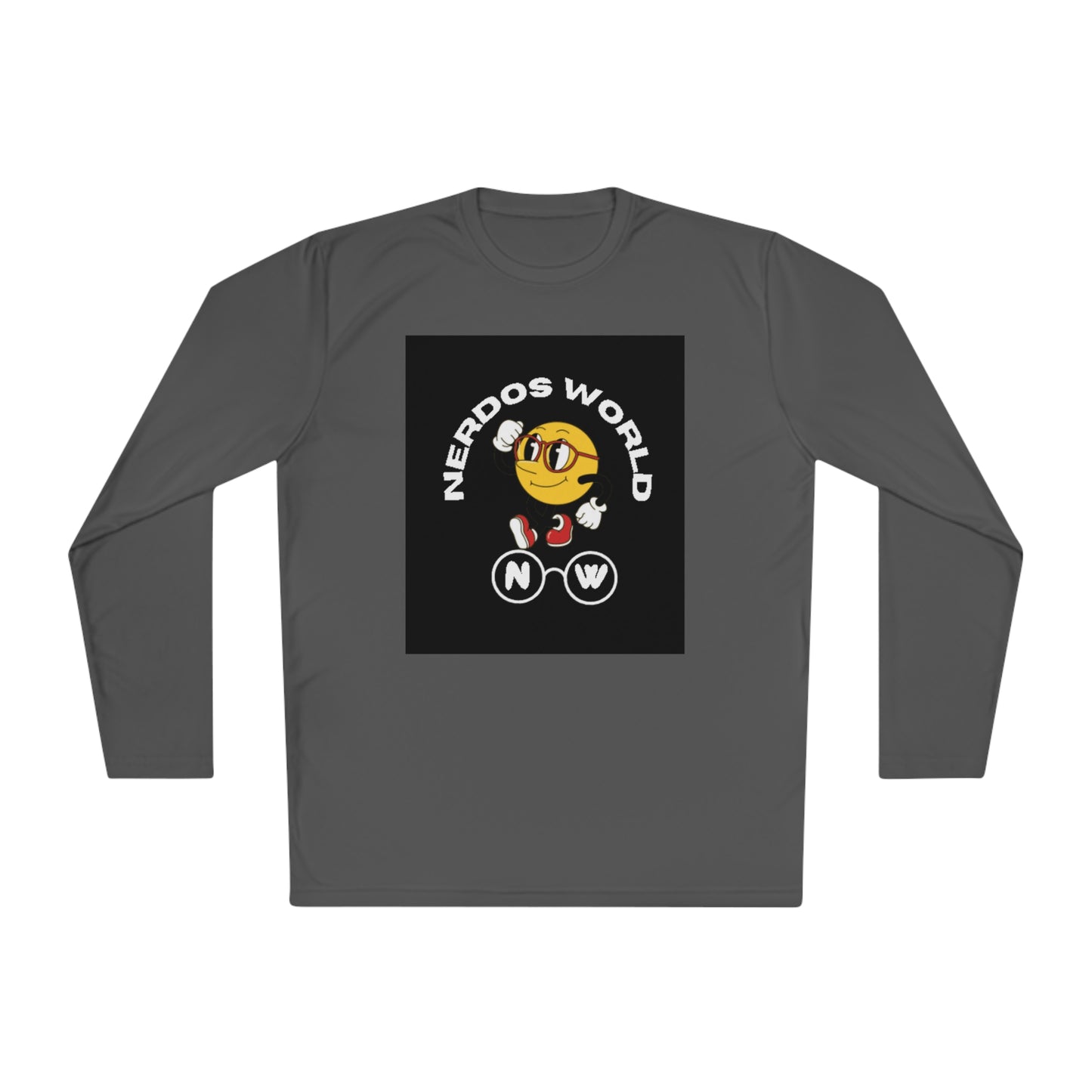 Nerdos World Unisex Lightweight Long Sleeve Tee