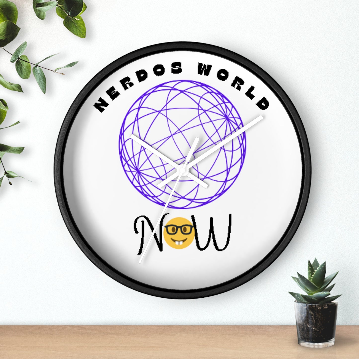 Nerdos World Classic Wall Clock