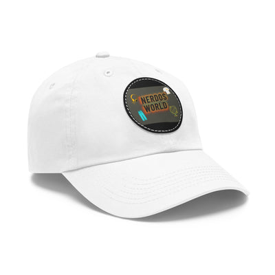 Nerdos World Hat with Leather Patch (Round)