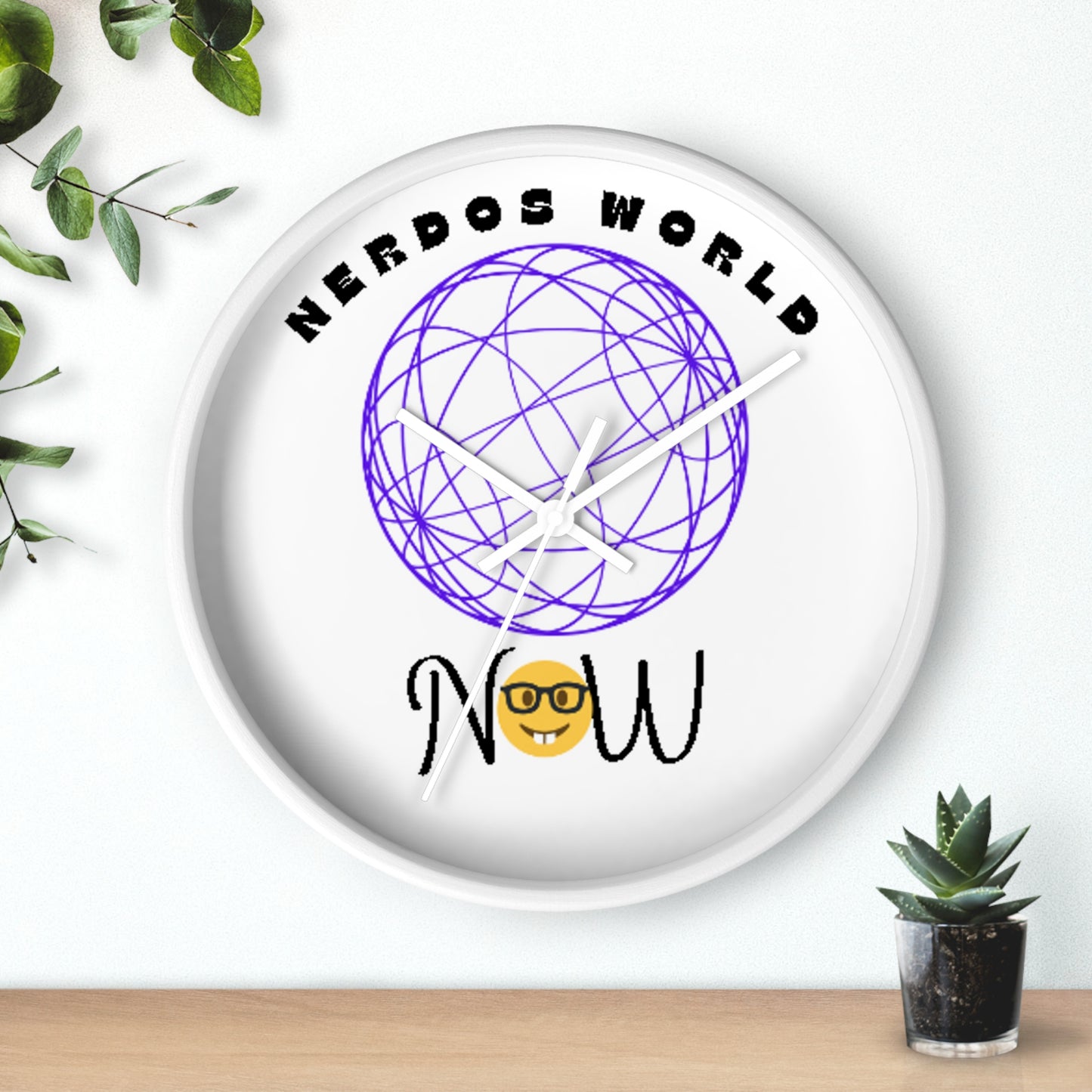 Nerdos World Classic Wall Clock