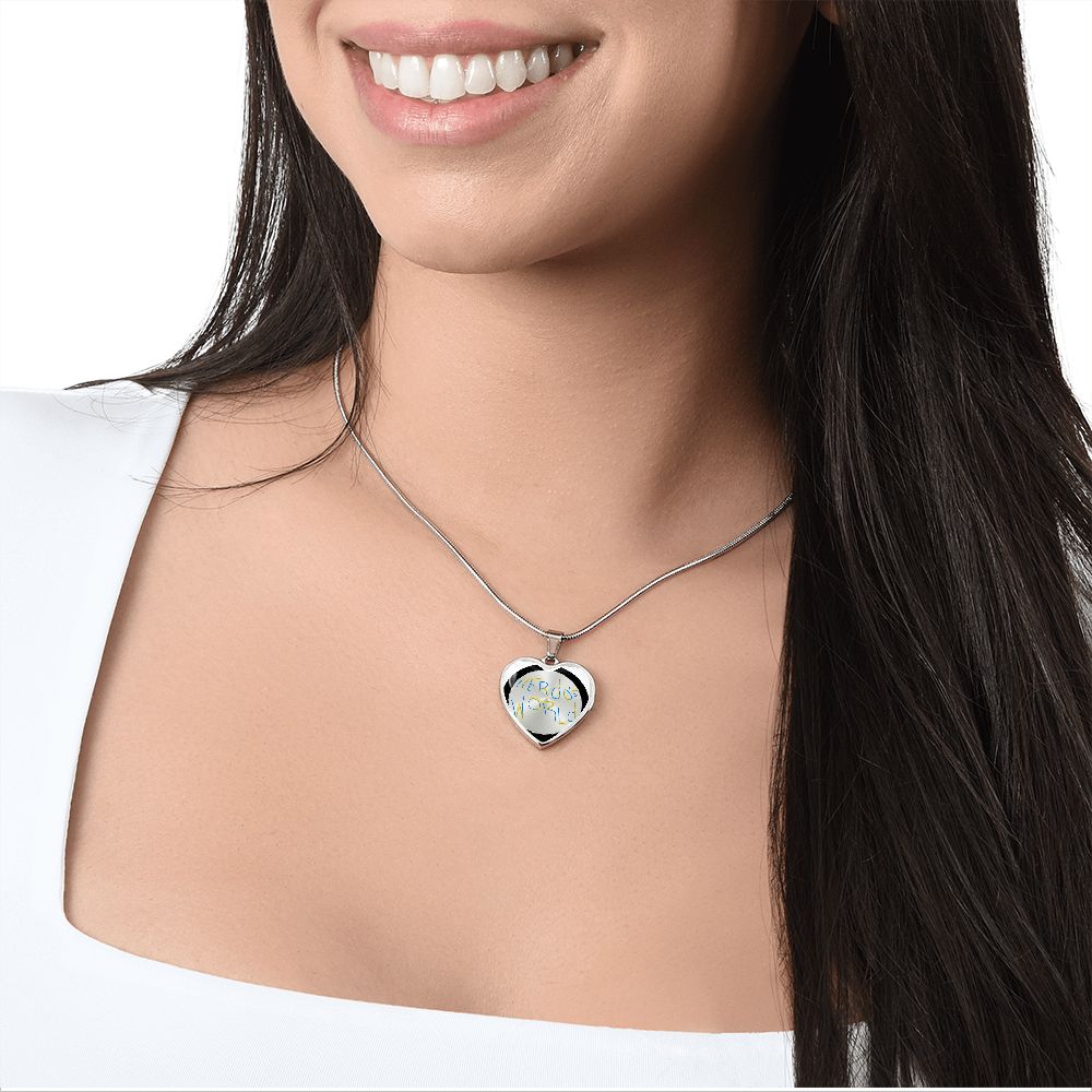 Personalized / Engraved Heart Necklace Silver / Gold