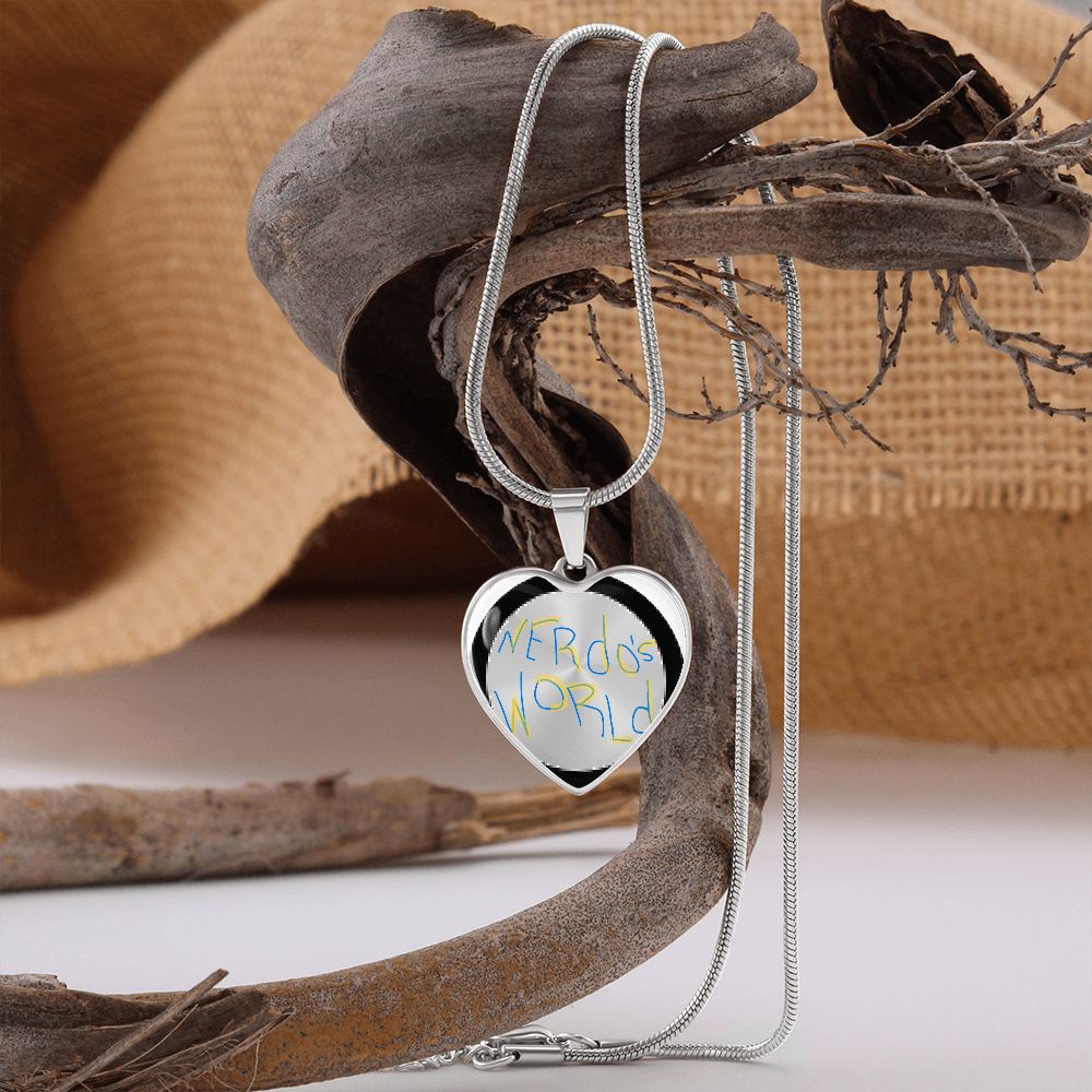 Personalized / Engraved Heart Necklace Silver / Gold