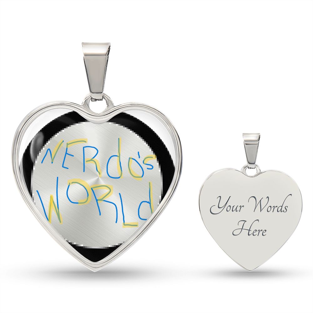 Personalized / Engraved Heart Necklace Silver / Gold