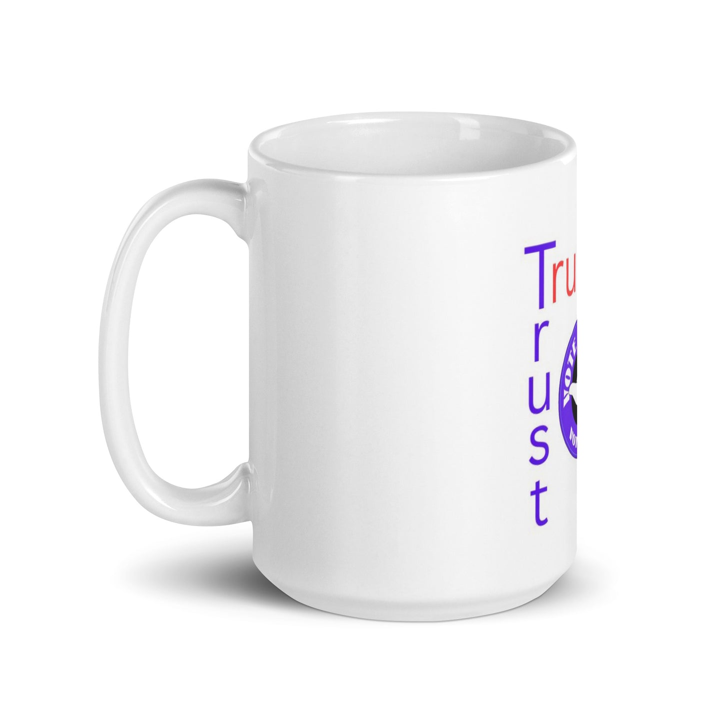 Trust Trump White glossy mug
