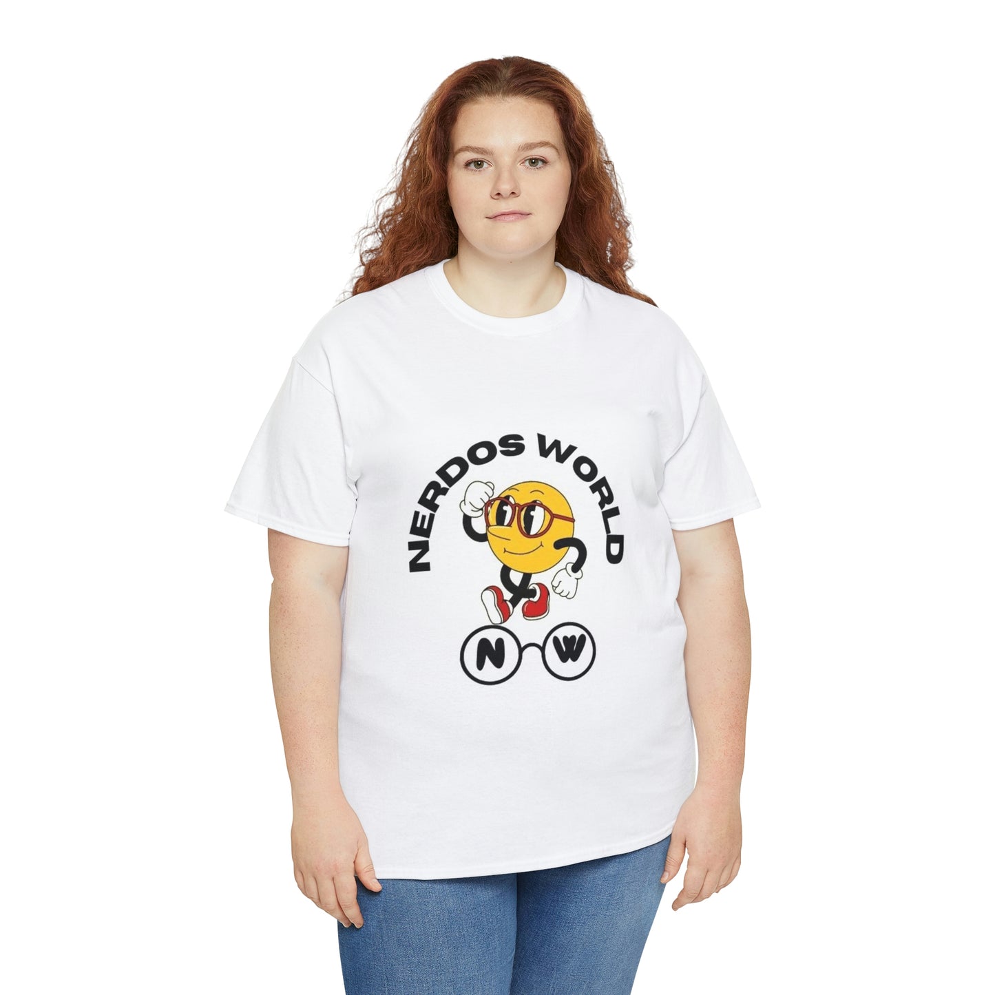 Nerdos World Unisex Heavy Cotton Tee