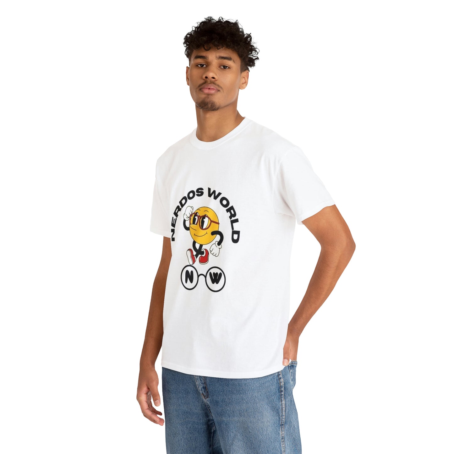 Nerdos World Unisex Heavy Cotton Tee