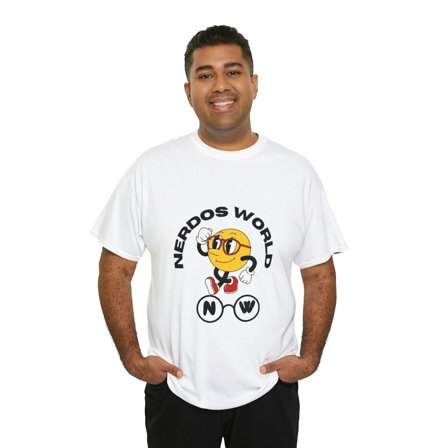 Nerdos World Unisex Heavy Cotton Tee