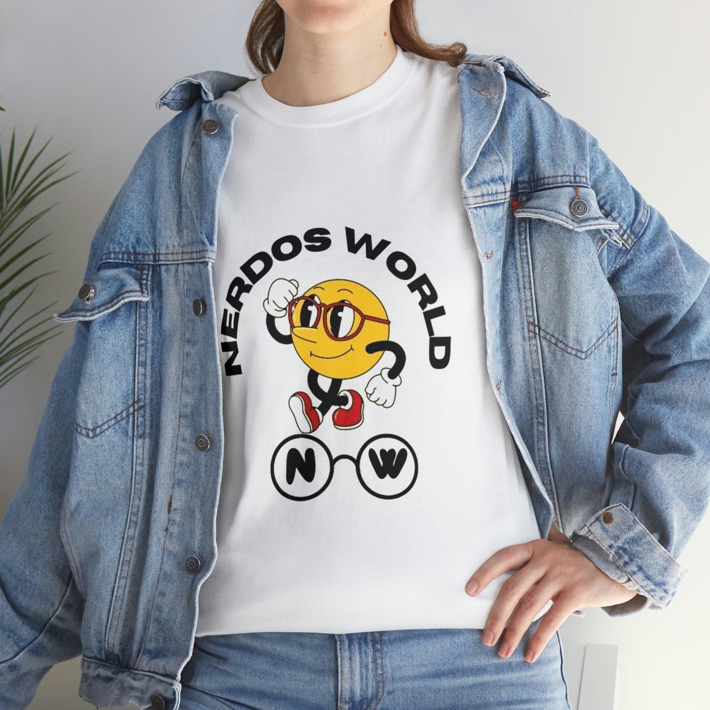 Nerdos World Unisex Heavy Cotton Tee