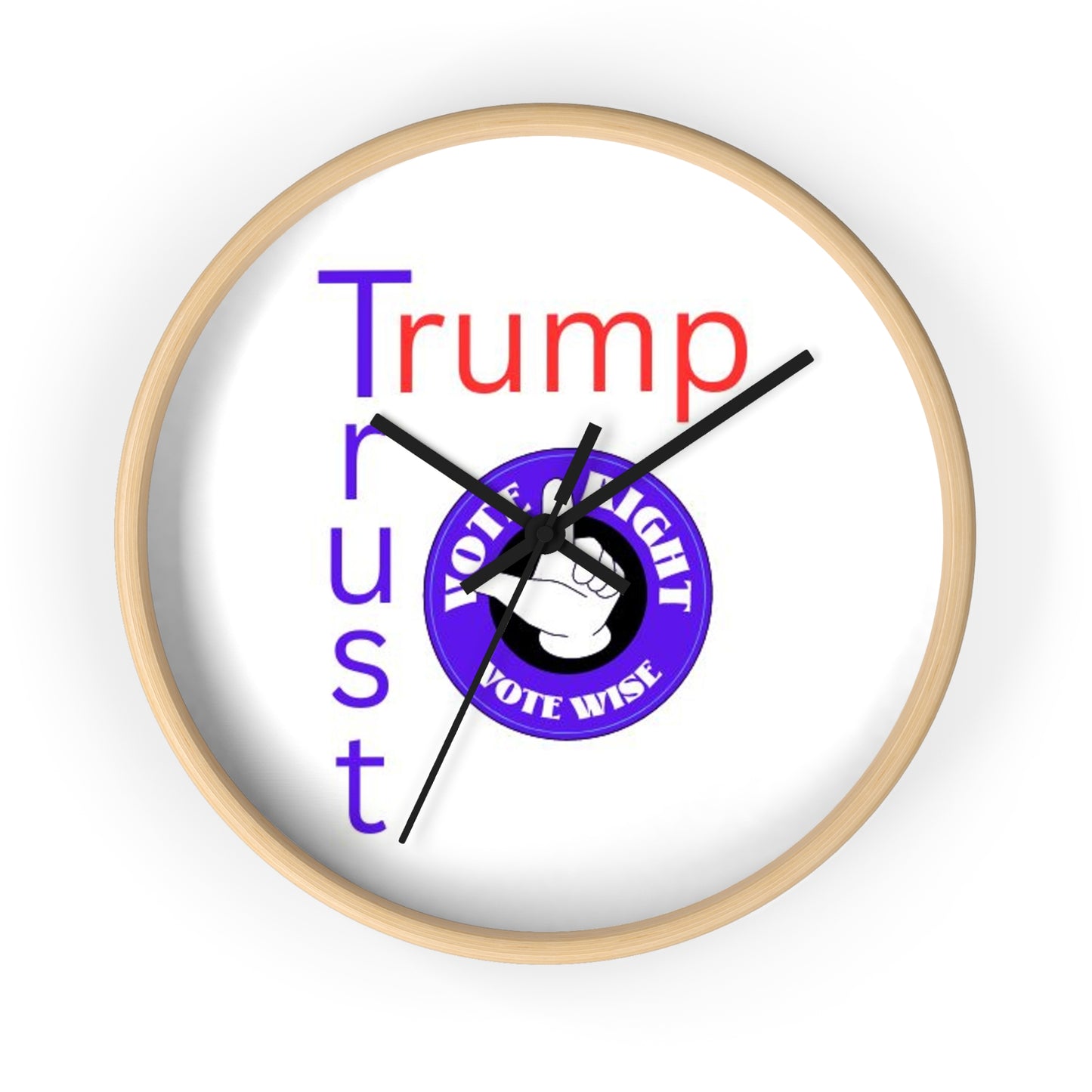 Trust Trump Wall Clock