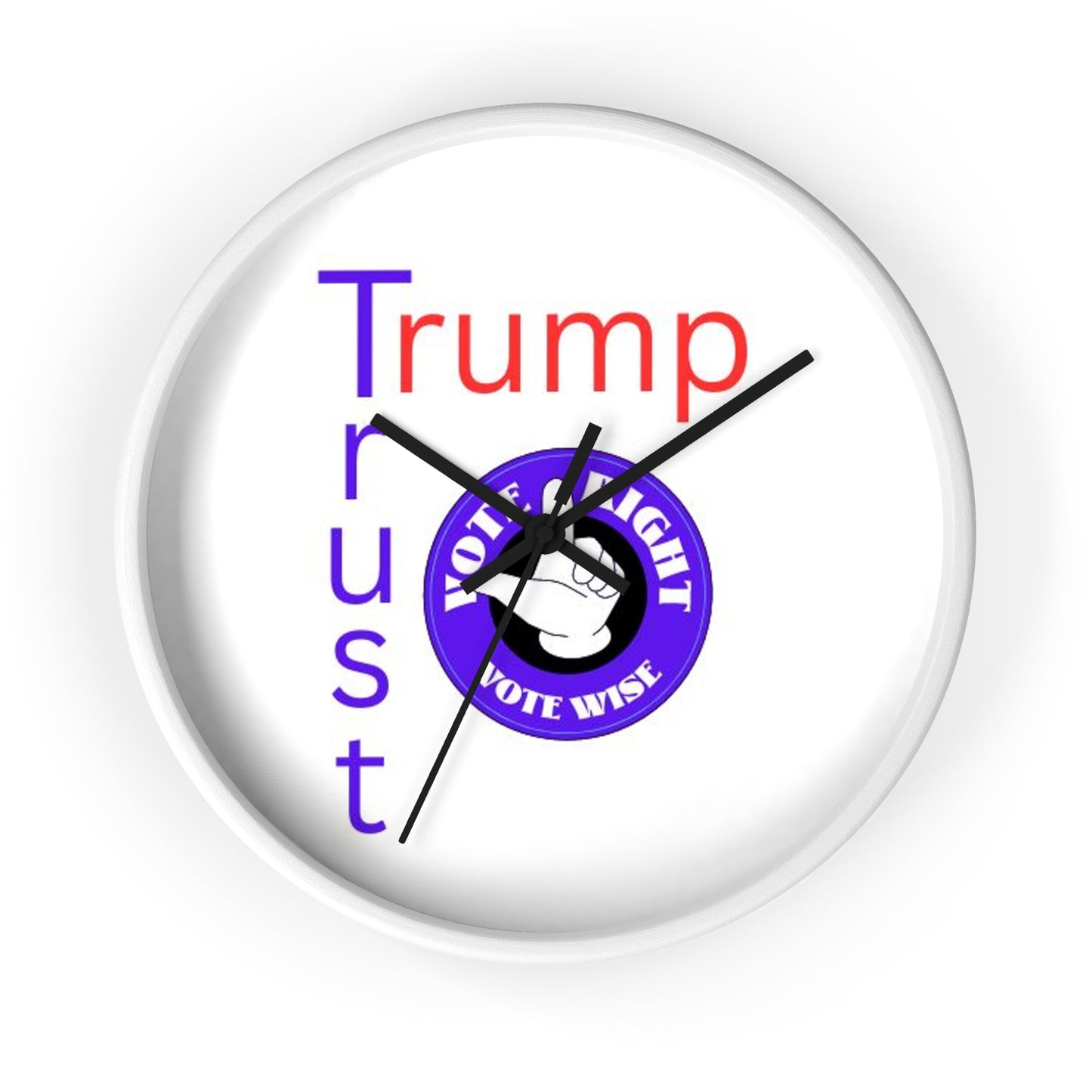 Trust Trump Wall Clock