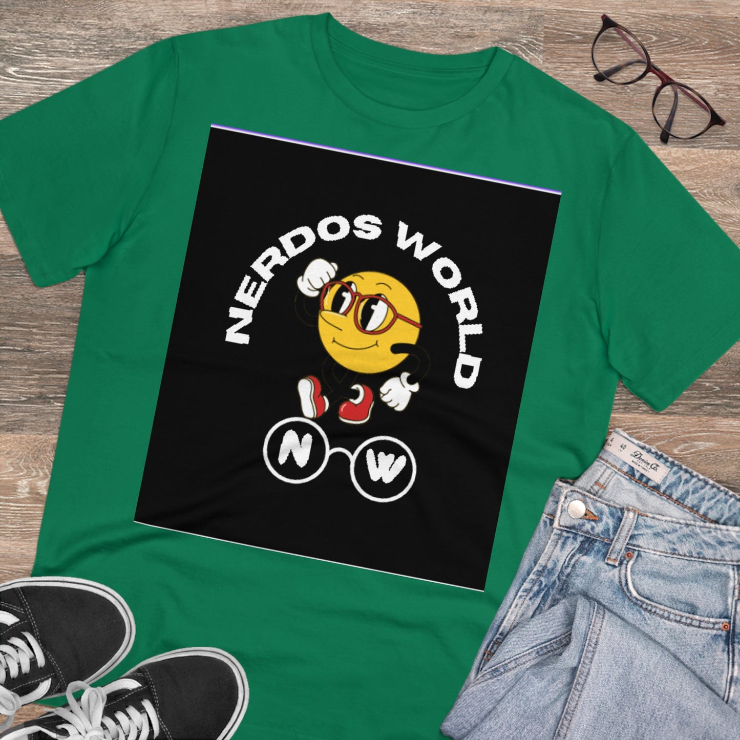 Nerdos World Organic Creator T-shirt - Unisex