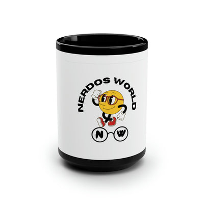 Nerdos World White Mug, 15oz