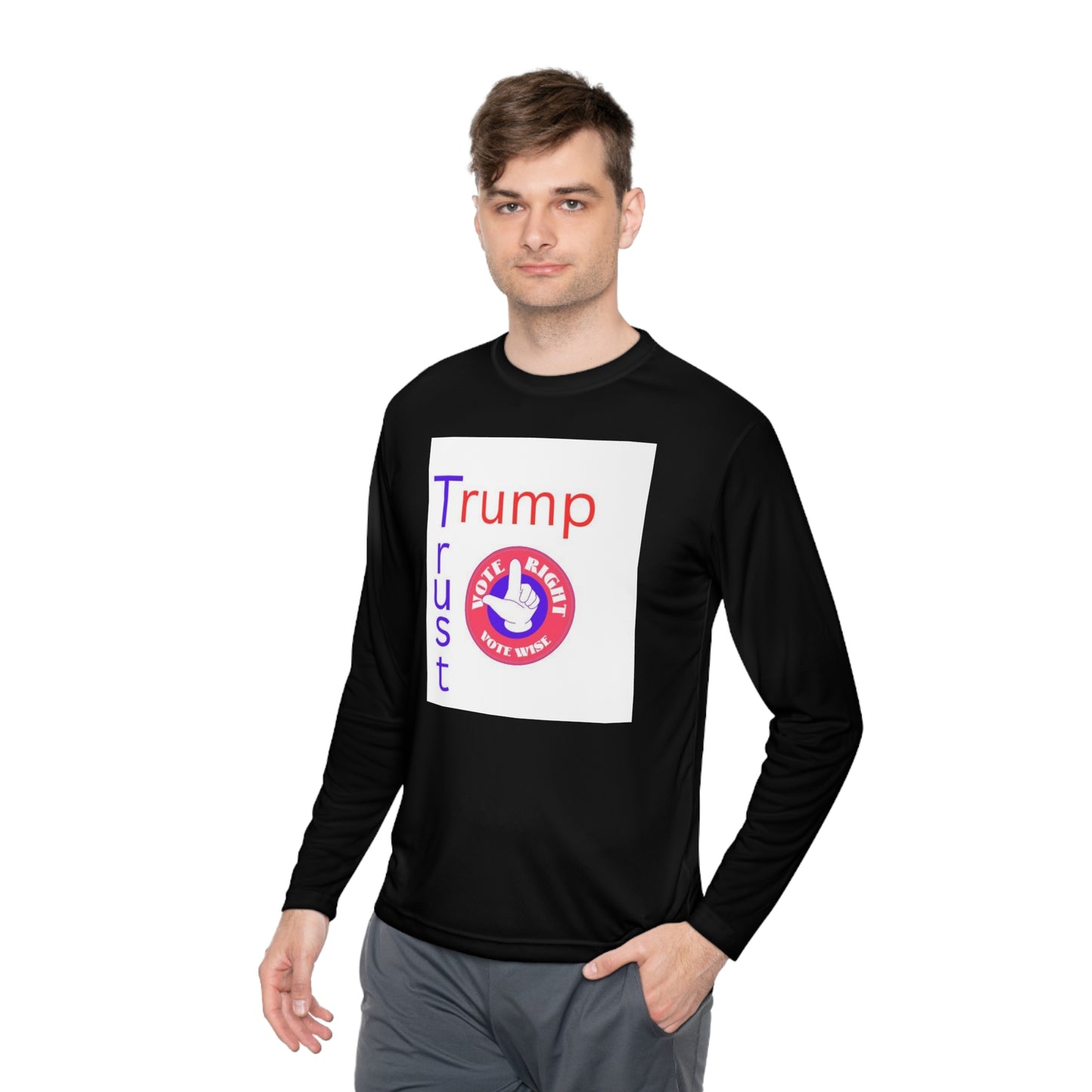 Trust Trump Unisex Lightweight Long Sleeve Tee