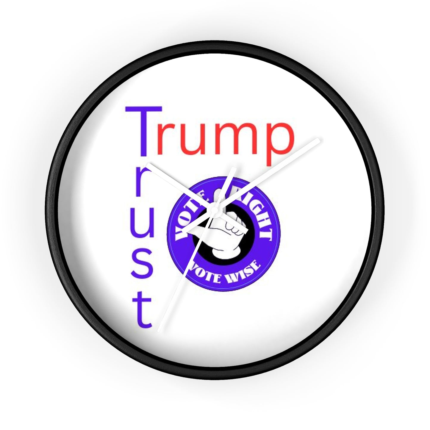 Trust Trump Wall Clock