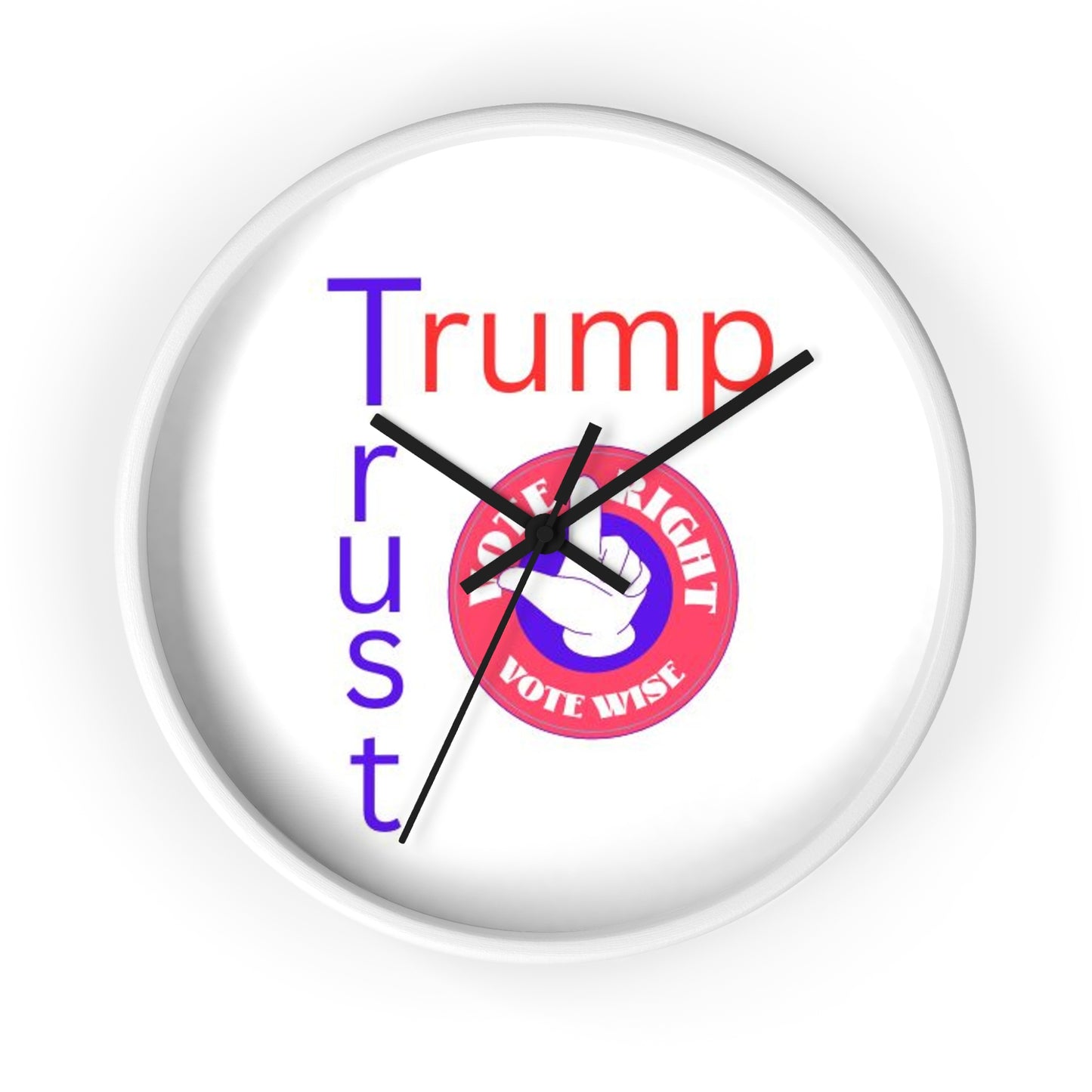 Trust Trump  Wall Clock