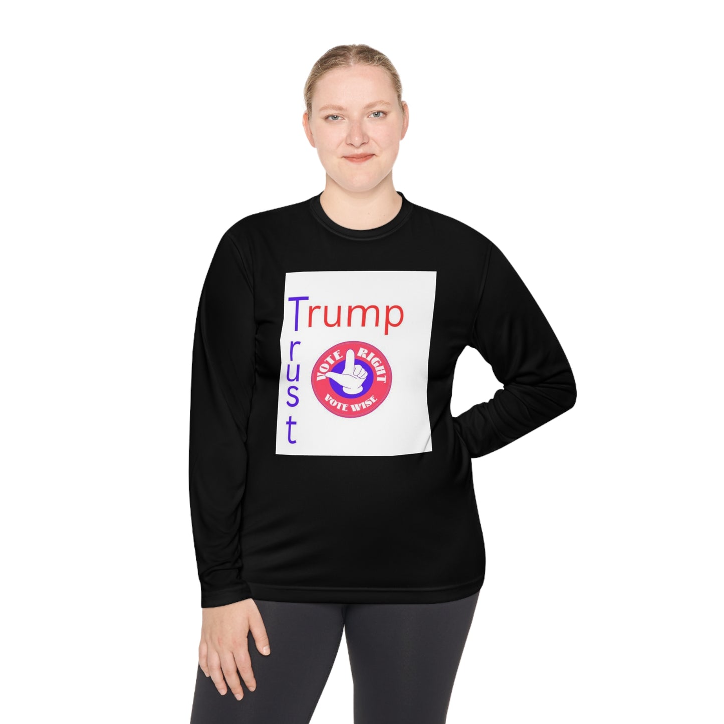 Trust Trump Unisex Lightweight Long Sleeve Tee