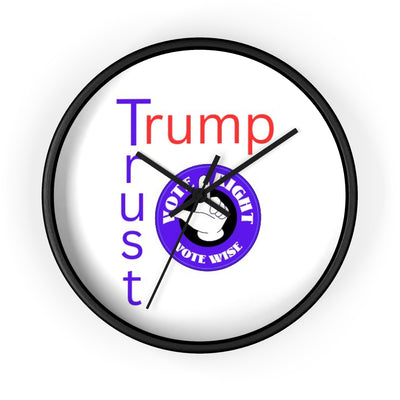 Trust Trump Wall Clock