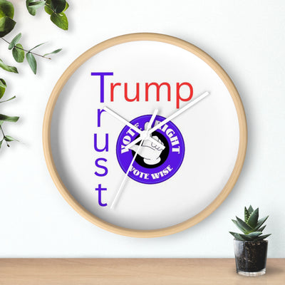 Trust Trump Wall Clock