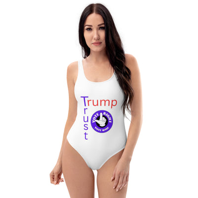 Trust Trump One-Piece Swimsuit
