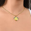 Personalized / Engraved Heart Necklace Silver / Gold