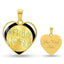 Personalized / Engraved Heart Necklace Silver / Gold