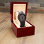 Men Engraved Wooden Elegant Watch Genuine Leather