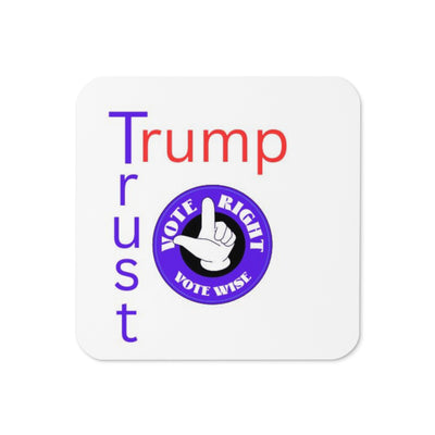 Trust Trump Cork-back coaster